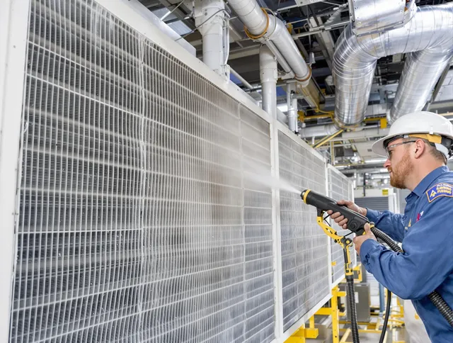 Professional commercial coil cleaning by Sudbury Air Duct Cleaning in Sudbury