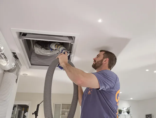 Precision indoor duct cleaning by Sudbury Air Duct Cleaning in Sudbury